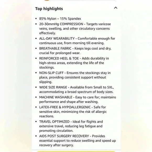 NWT MOJO Royal Blue Compression socks, size 2XL. - Picture 5 of 5